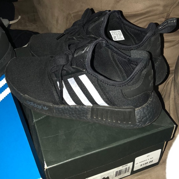 Size 8 black yeezy power phase AND NMD R1 - Picture 3 of 4